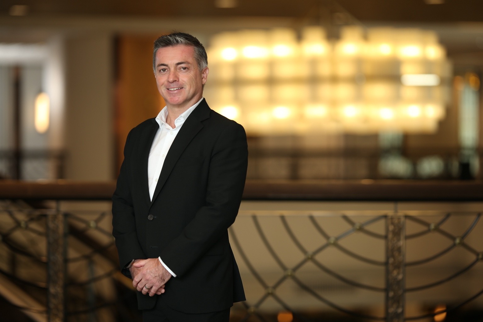 James McLeary standing for a professional executive portrait